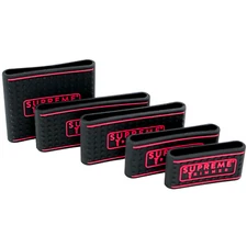 Supreme Trimmer Clipper Grips | 5 PC Non Slip Clipper Bands | SGR55 Black