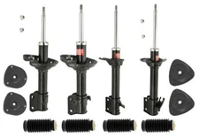 KYB Excel-G Front & Rear Strut Mounts Assemblies Kit For Subaru Forester 06-08