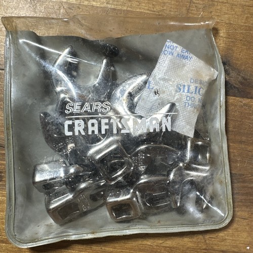 Craftsman 9-4363 VV 3/8” Drive 10 Pc. Metric Crow-Foot Wrench Set USA 10-19mm - Picture 21 of 21