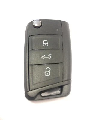 REMOTEFOBCENTRE RFC 3 button flip key case for Seat Leon remote fob HU66 blade 2012 - 2020 MK3
