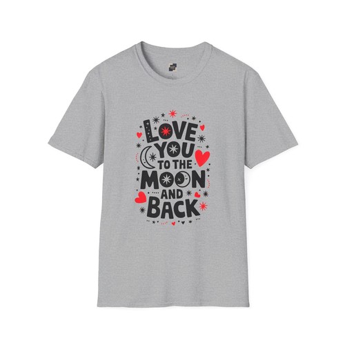 Whimsical Moon & Stars Love You to the Moon and Back Tee, Graphic Tee, Celestial - Picture 15 of 50