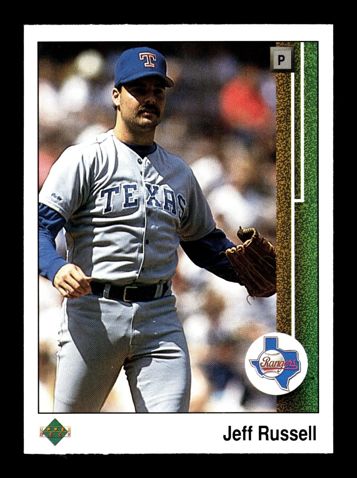 JEFF RUSSELL ⚾ 1989 Upper Deck Baseball #461 Texas Rangers