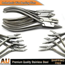 Orthodontics Wire Bending Pliers Loop Forming & Archwire Ligature Cutter TC