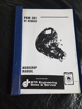 PRM 301M  NEWAGE MARINE GEARBOX SPARE PARTS LIST WORKSHOP MANUAL