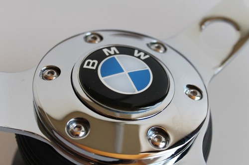 Steering Wheel fits For BMW Vintage Wood Chrome E24 E28 E30 E32 E34 85-92' - Picture 4 of 12