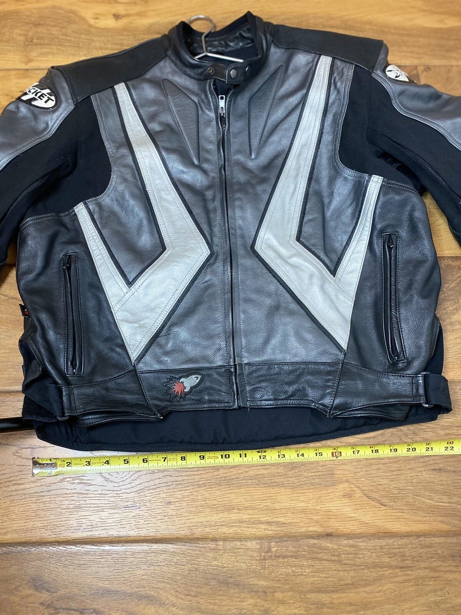 Joe Rocket Motorcycle Blaster Leather Jacket Padded Size 54 Joe Rocket Motorcycle Blaster Leather Jacket Padded Size 54