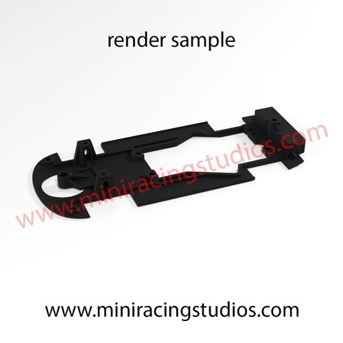 Chasis 3D Renault MEGANE Trophy 05 Scalextric / SCX para soporte Slot.it - Picture 2 of 3