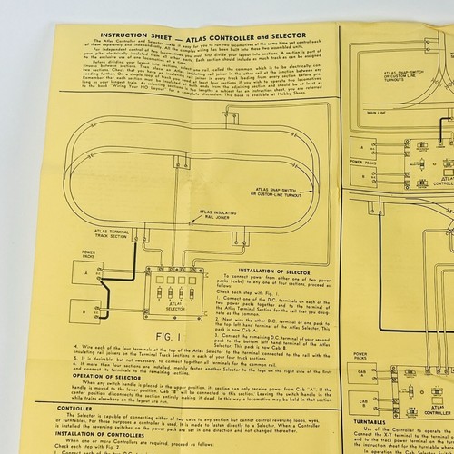 Atlas HO Selector Model Railroad Electrical Switch For Cab Control System - Picture 6 of 8