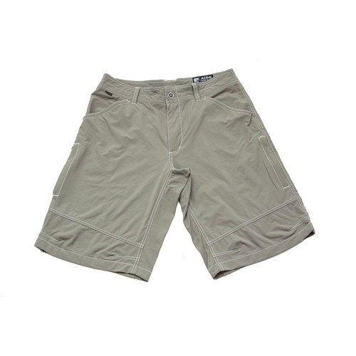 Kuhl Mens Renegade Nylon Green Cargo Utility Outdoor Hiking Shorts Size 34X 12"