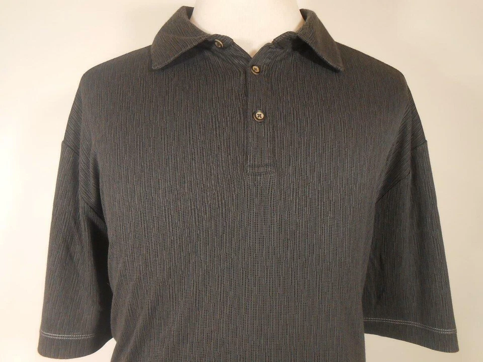 Beautiful Men's XXL Nat Nast Luxury Originals Gray Short Sleeve Polo Shirt - Image 2 of 4