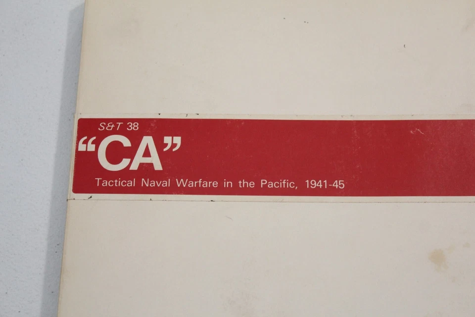 SPI White Box CA Tactical Naval Warfare Historical Simulation Game PUNCHED 1973 - Image 2 of 4
