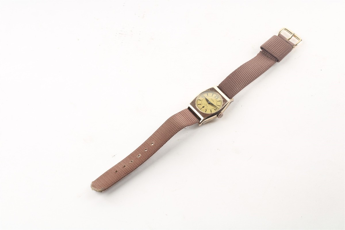 Unitas Men's Wrist Watch Walz-Gold -Double 20 Mikron FA-14 | eBay