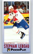 1993-94 PowerPlay #130 Stephan Lebeau  Montreal Canadiens V77660
