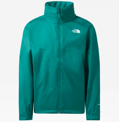 The North Face Herren Tetsu Regenjacke mit Kapuze / Grün / UVP 135£