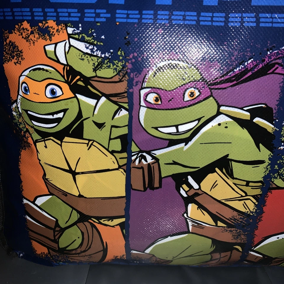 TMNT Teenage Mutant Ninja Turtle Full Length Zip Youth Rolls Up Sleeping Bag - Imagem 4 de 4