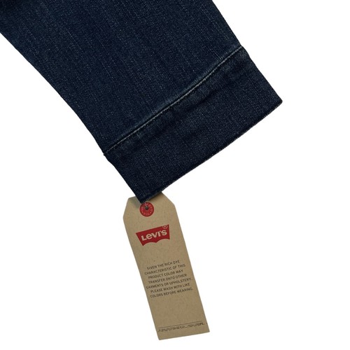 Levis Little-Youth Boys Casual Denim Trucker Jacket Size 8-18 (S-XL) Dark Blue - Picture 5 of 7