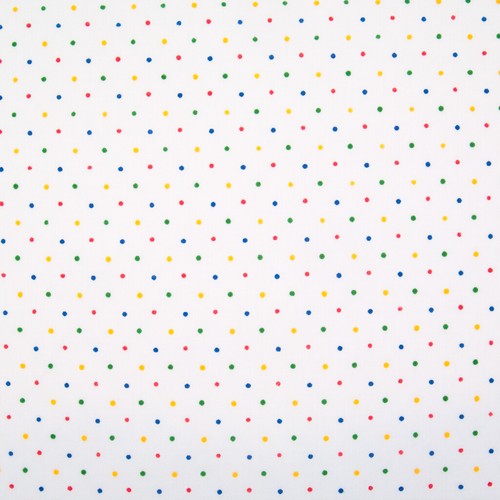 PEA PIN LARGE SPOT SPOTTY DOT FABRIC Red Blue Pink POLYCOTTON MATERIAL 1/2 Metre - Picture 30 of 58