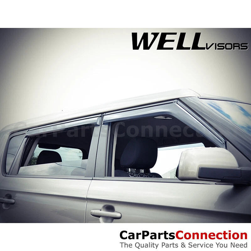 WellVisors Window Visors 10-13 For Kia Soul Side Deflectors Deflectors - Image 4 of 4