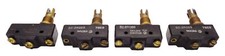 LOT OF 4 MICRO SWITCH BZ-2RQ69 LIMIT SWITCH BASIC 15AMP 125/250/480VAC:15