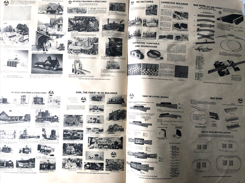 VTG 1973 AHM train set instructions & Catalog with Price List on back - Picture 3 of 4