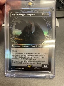 MTG Witch-King of Angmar *SHOWCASE FOIL* Lord of the Rings 0311 NM