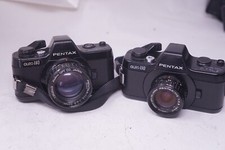 2 x Vintage Pentax Auto 110 Compact Film Camera With Lenses