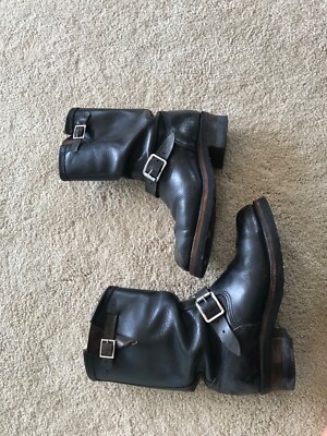 Vintage 1940's Sears horsehide engineer boots | eBay