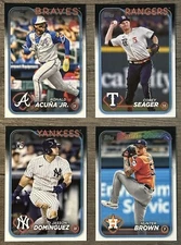 2024 Topps Series 1 Baseball 1-175 Complete your set, You Pick