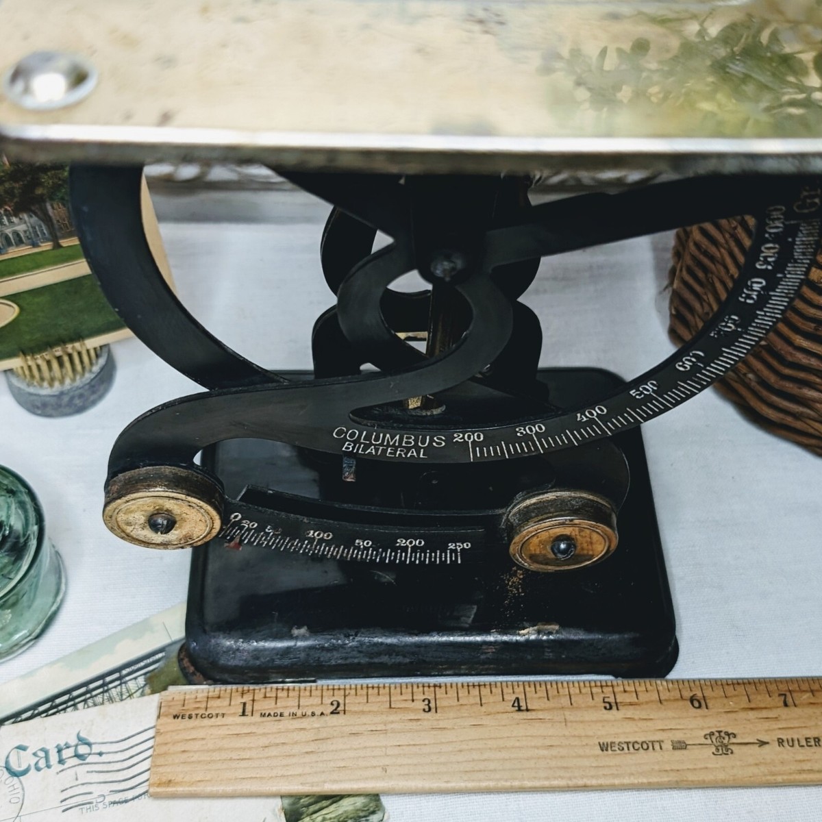 Vintage Antique Columbus Bilateral Postal Letter Scale | eBay