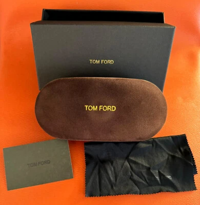 TOM FORD Sunglasses Valvet & Hard Case, Lense Cloth & Card