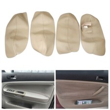 Beige 4xinner Door Panel Leather Cover For Vw Bora Jetta Golf Mk4 1998-2005 Tan Beige 4xinner Door Panel Leather Cover For Vw Bora Jetta Golf Mk4 1998-2005 Tan