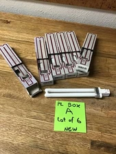 LOT OF 6 NEW GE General Electric Biax S 13W Fluorescent Lamp F13BX/SPX27