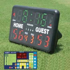 Indoor/Outdoor Scoreboard Basketball/Volleyball/Football with remote LED Display