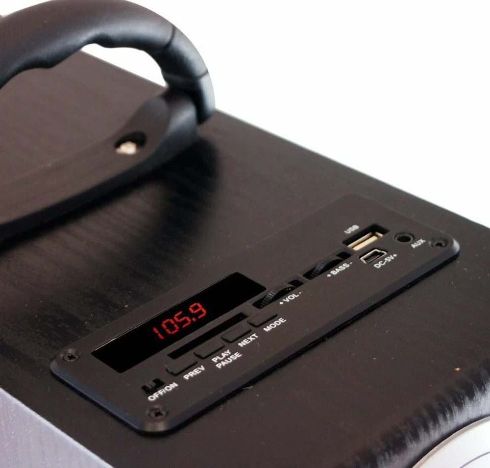 Rádio solar, boombox - Imagem 2 de 4