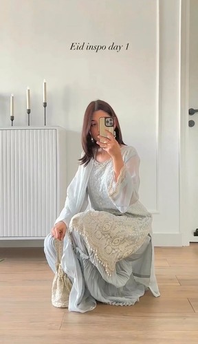 Pakistani sharara suits Salwar Kameez Readymade Sharara dress for EID Pakistani - Picture 6 of 6