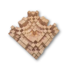 DIY Acoustic Wood N13 QRD Skyline Sound Diffuser Treatment Panel Studio 19 x 19