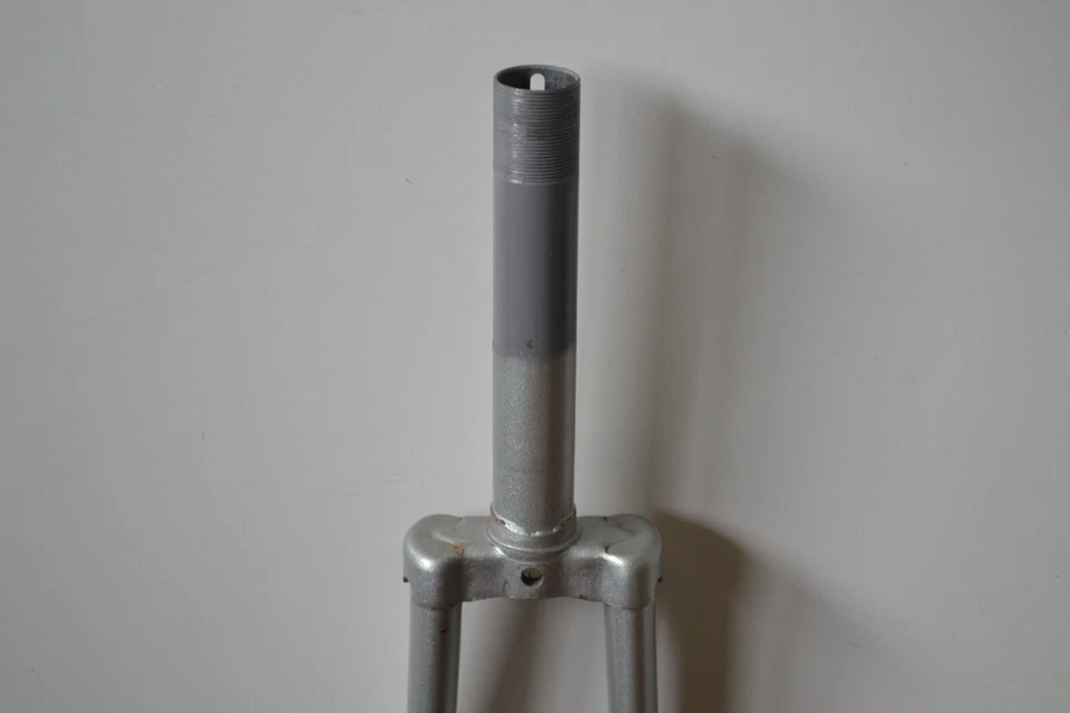 Vintage Silver Grey Steel Fork 27" 1" 147mm Steerer - Image 3 of 4
