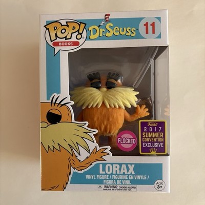 Funko Pop! Books: Lorax (Flocked) #11 SDCC 2017 The Lorax Dr. Suess *Read Desc*