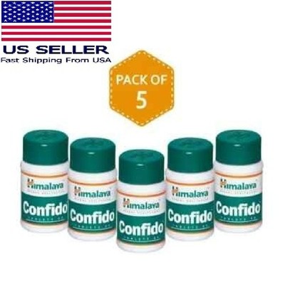 Confido Himalaya 60 Tablets USA Seller Free Shipping Pack Of 5