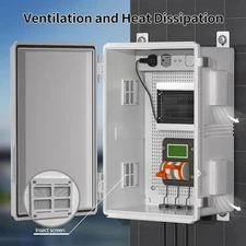 Waterproof ABS Enclosure Cabinet Junction Box, Ventilated Design, Indoor/Outdoor