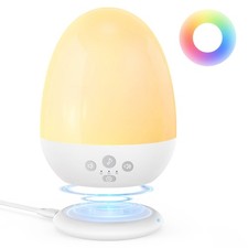Night Light for Kids, Baby Night Light with Sound Machine, RGB Egg Night Ligh...
