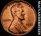 1953 Lincoln Wheat Cent- Choice Gem Brilliant Uncirculated Luster #J6412