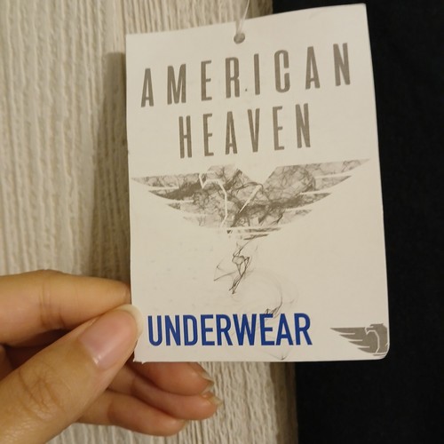 American Heaven Herren Leggings Größe M schwarz, creme Baumwolle - Bild 3 von 10