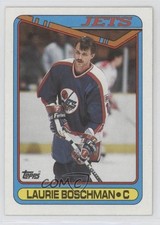 1990-91 Topps Laurie Boschman #39 0nr3