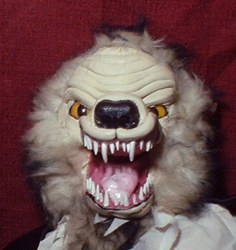 Werewolf Ventriloquist Dummy, Doll, Puppet  Artist Made OOAK