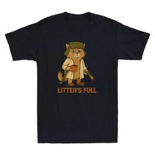Litter's Full Funny Cat Parody Meme Christmas Xmas Gifts Vintage Men' BESTSELLER