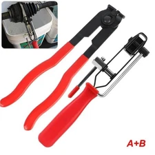 2Pcs CV Clamp and Joint Boot Clamp Pliers Tool Banding Crimper Cutter
