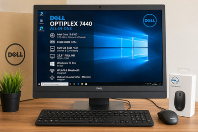 DELL Computer Destop-PC OPTIPLEX  Business-All-in-One 24 Zoll Monitor Office DHL
