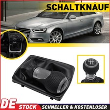 1x Schaltknauf Hebel 6 Gang Schaltsack Rahmen für Audi A4 B8 A5 8T Q5 8K0863278