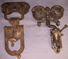2  Antique  MYERS  Barn or Hay  Pullies